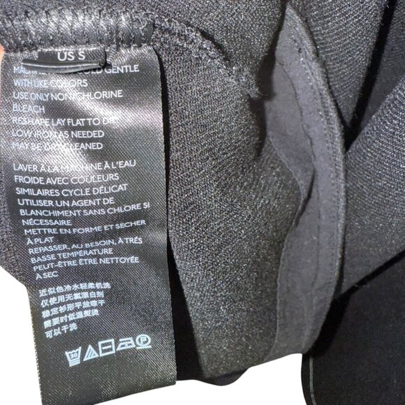 Anthropologie Maeve Black Deena A-line Mini Dress Women's Small - Picture 9 of 9